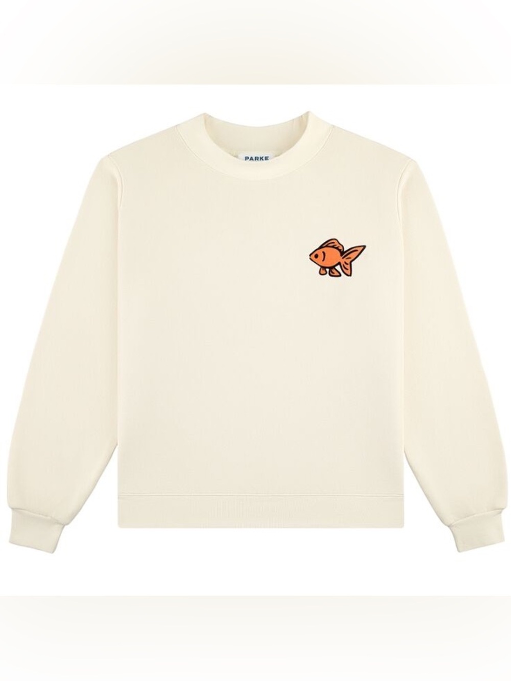 Parke RARE Heritage Summerland Mockneck Cream Fish Shell Tropical Size Large XL - Picture 11 of 11